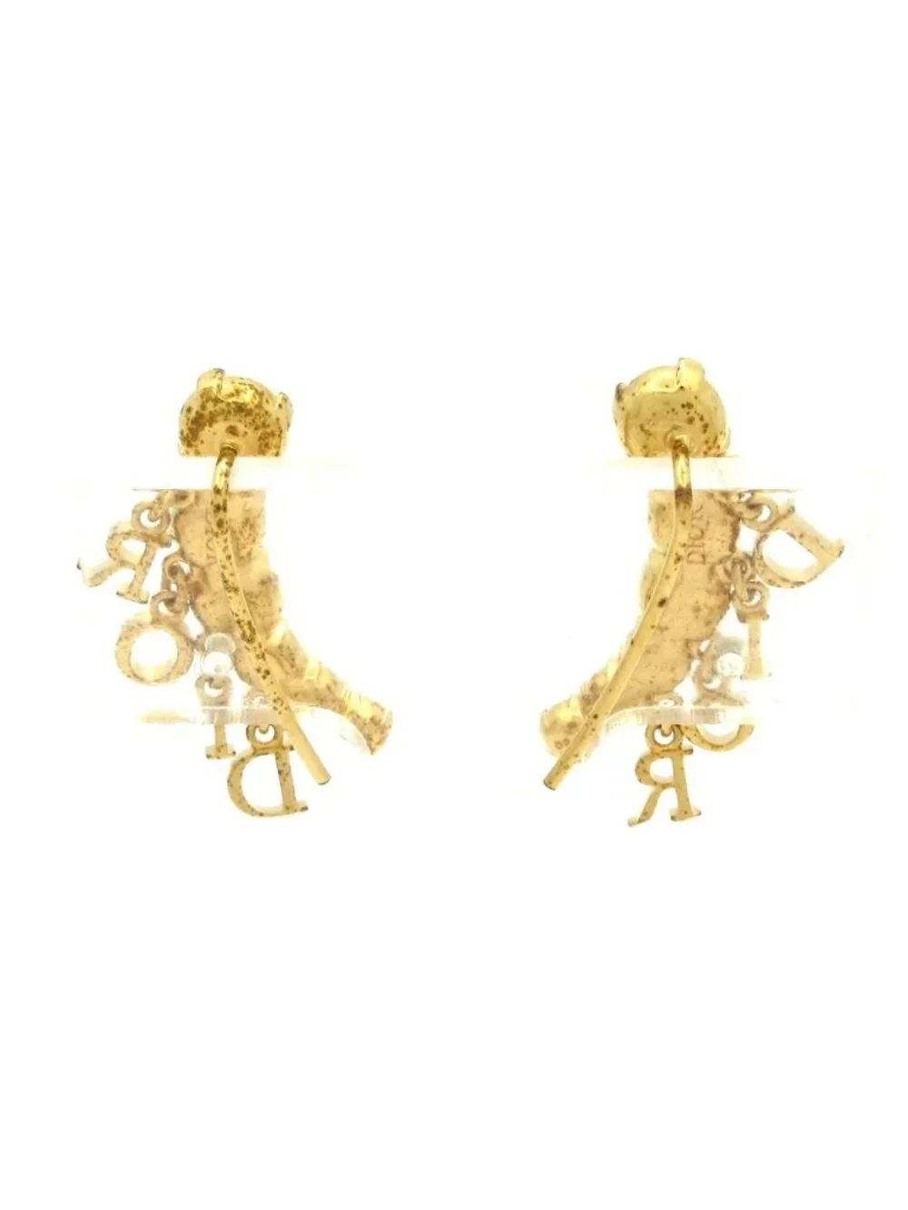 Dior Earrings Dio(r)evolution Gold Clear